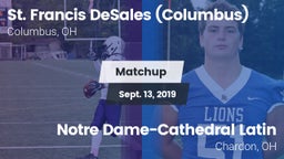 Matchup: St. Francis DeSales vs. Notre Dame-Cathedral Latin  2019