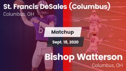 Matchup: St. Francis DeSales vs. Bishop Watterson  2020