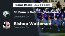 Recap: St. Francis DeSales  (Columbus) vs. Bishop Watterson  2020