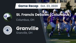 Recap: St. Francis DeSales  (Columbus) vs. Granville  2020