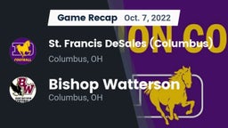 Recap: St. Francis DeSales  (Columbus) vs. Bishop Watterson  2022