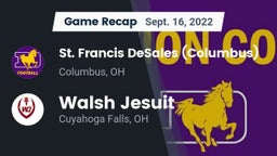 Recap: St. Francis DeSales  (Columbus) vs. Walsh Jesuit  2022