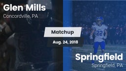 Matchup: Glen Mills vs. Springfield  2018