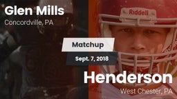 Matchup: Glen Mills vs. Henderson  2018