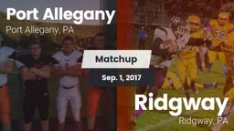 Matchup: Port Allegany vs. Ridgway  2017