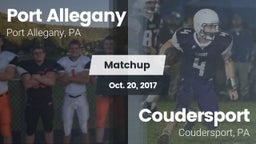 Matchup: Port Allegany vs. Coudersport  2017