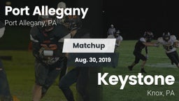 Matchup: Port Allegany vs. Keystone  2019