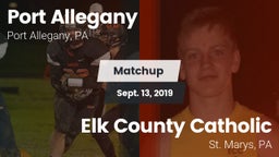 Matchup: Port Allegany vs. Elk County Catholic  2019