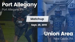 Matchup: Port Allegany vs. Union Area  2019