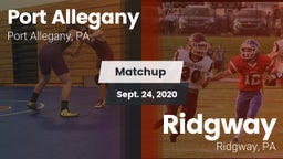 Matchup: Port Allegany vs. Ridgway  2020