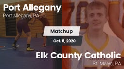 Matchup: Port Allegany vs. Elk County Catholic  2020