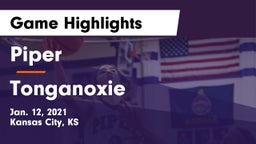 Piper  vs Tonganoxie  Game Highlights - Jan. 12, 2021