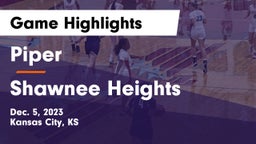 Piper  vs Shawnee Heights  Game Highlights - Dec. 5, 2023