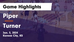 Piper  vs Turner  Game Highlights - Jan. 3, 2024