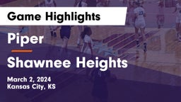 Piper  vs Shawnee Heights  Game Highlights - March 2, 2024