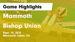 Mammoth  vs Bishop Union  Game Highlights - Sept. 10, 2019