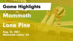Mammoth  vs Lone Pine Game Highlights - Aug. 26, 2021
