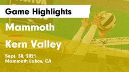 Mammoth  vs Kern Valley  Game Highlights - Sept. 30, 2021