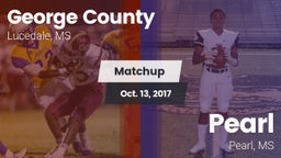 Matchup: George County vs. Pearl  2017