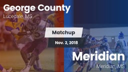 Matchup: George County vs. Meridian  2018