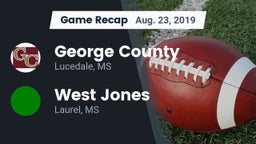 Recap: George County  vs. West Jones  2019