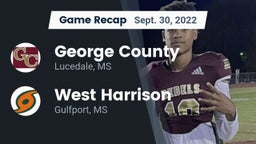 Recap: George County  vs. West Harrison  2022