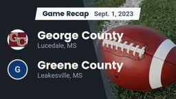 Recap: George County  vs. Greene County  2023