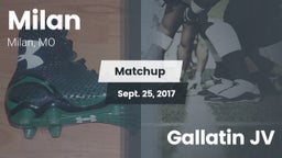 Matchup: Milan vs. Gallatin JV 2017