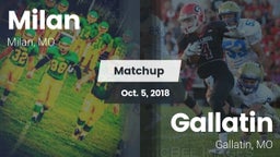 Matchup: Milan vs. Gallatin  2018
