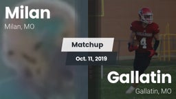 Matchup: Milan vs. Gallatin  2019