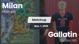 Matchup: Milan vs. Gallatin  2019