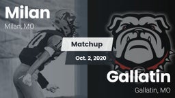 Matchup: Milan vs. Gallatin  2020