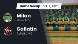 Recap: Milan  vs. Gallatin  2020