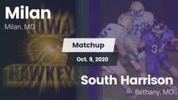 Matchup: Milan vs. South Harrison  2020