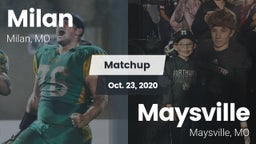 Matchup: Milan vs. Maysville  2020