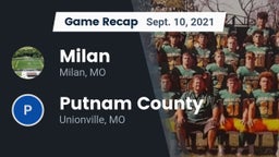 Recap: Milan  vs. Putnam County  2021