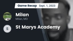 Recap: Milan  vs. St Marys Academy 2023