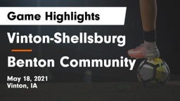 Vinton-Shellsburg  vs Benton Community Game Highlights - May 18, 2021