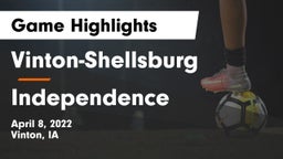 Vinton-Shellsburg  vs Independence  Game Highlights - April 8, 2022