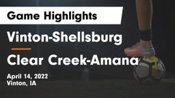 Vinton-Shellsburg  vs Clear Creek-Amana Game Highlights - April 14, 2022