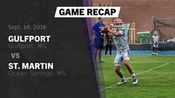 Recap: Gulfport  vs. St. Martin  2016