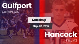 Matchup: Gulfport vs. Hancock  2016