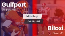 Matchup: Gulfport vs. Biloxi  2016