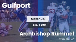 Matchup: Gulfport vs. Archbishop Rummel  2017
