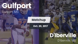 Matchup: Gulfport vs. D'Iberville  2017