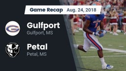 Recap: Gulfport  vs. Petal  2018
