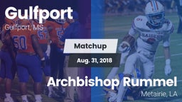 Matchup: Gulfport vs. Archbishop Rummel  2018