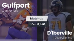Matchup: Gulfport vs. D'Iberville  2018