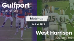 Matchup: Gulfport vs. West Harrison  2019