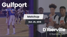 Matchup: Gulfport vs. D'Iberville  2019